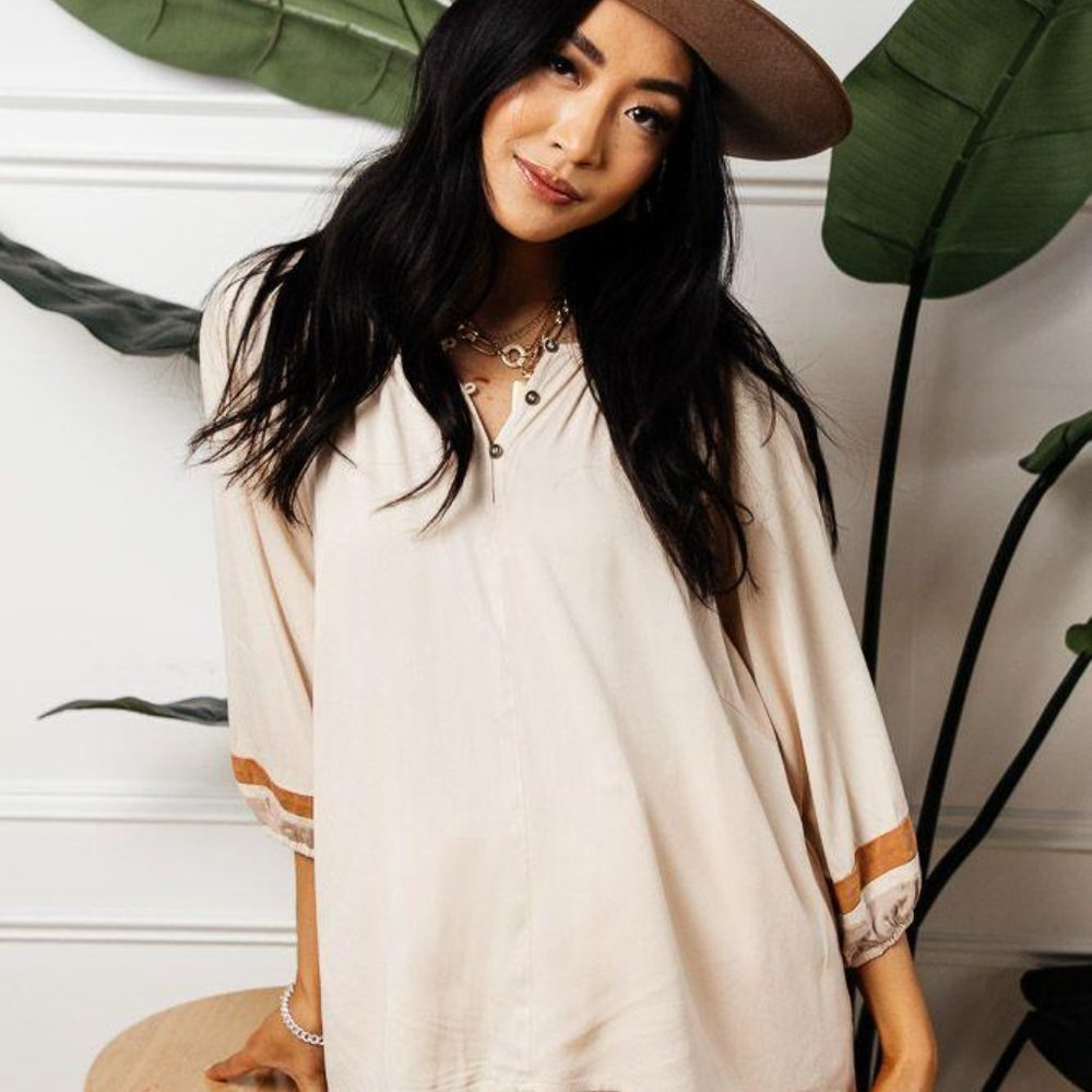 Arla Button Front Blouse - image 3